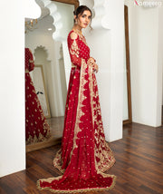 Designer Red Girls Lehenga Choli Bridal Dress 2022