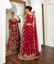 Designer Red Girls Lehnga Choli Bridal Dress