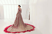 Heavy Designer Red Indian Bridal Lehenga Gown #BN1126