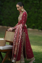 Designer Red Long Kameez Salwar for Indian Wedding Wear 2022