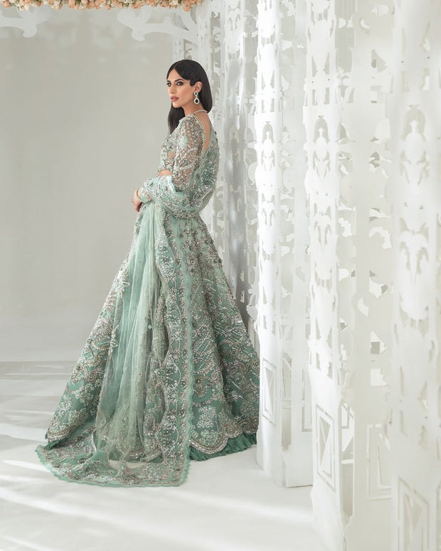 Designer Sea Green Lehnga Choli