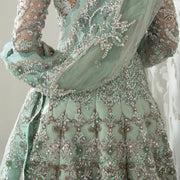 Designer Sea Green Lehenga Choli for Indian Bridal Wear 2022
