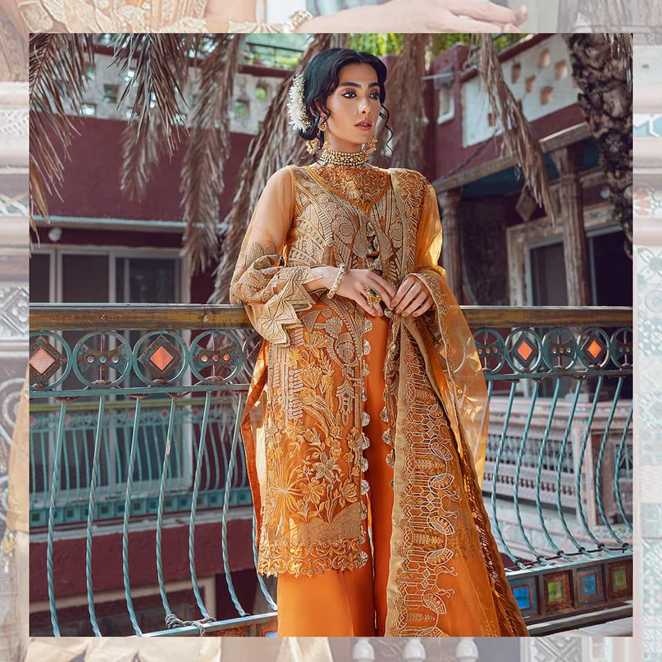 Designer Tradition Party Outfit with Embroidery