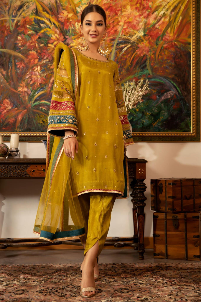 Embellished Designer Tulip Salwar Kameez Pakistani Eid Dresses