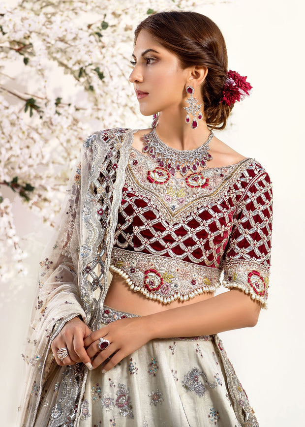  Designer Wedding Lehnga Choli with Embroidery