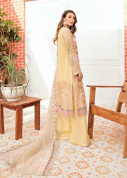 Designer Wedding Party Outfit in Lemon Color