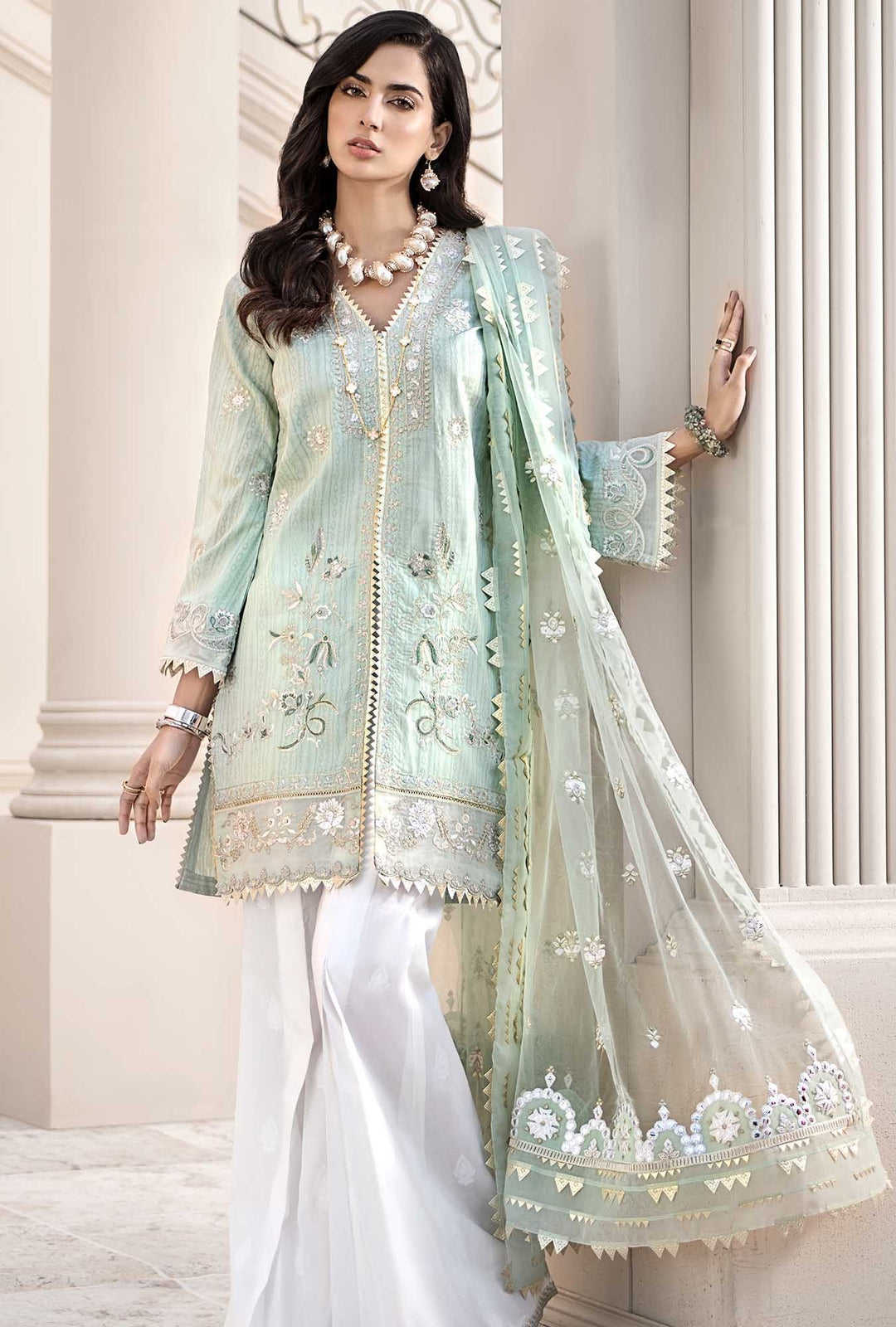 Designer Luxury Lawn Dress for Eid 