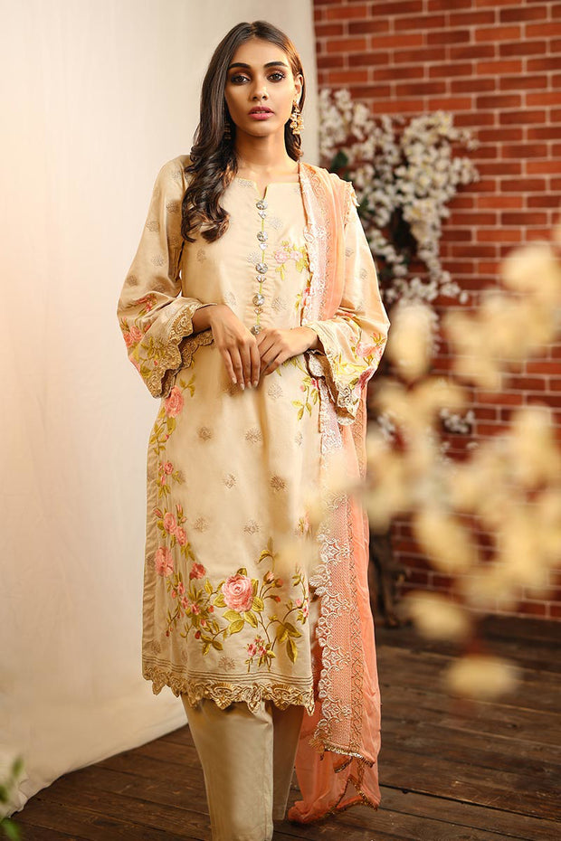lawn embroidered dresses 3 piece suit women's Embroidered Lawn Suit