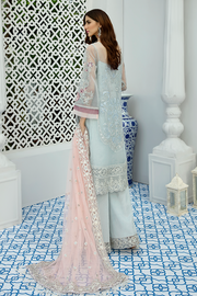 Designer embroidered net outfit 2020