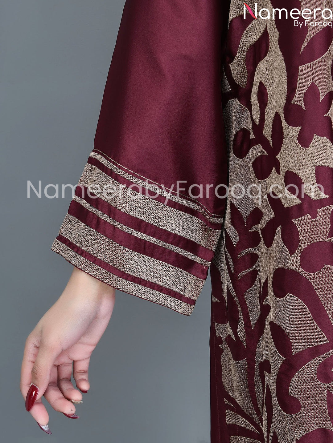 Designer purpl sleeves]