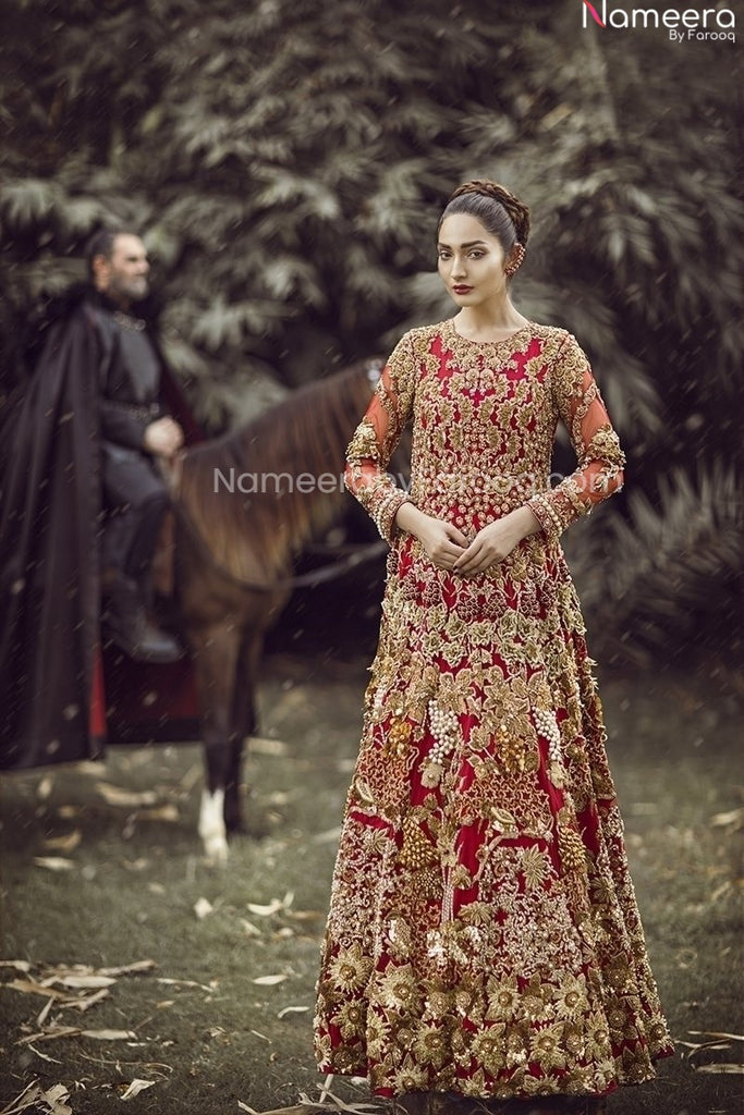 Barat bride wearing dr haroon | Bridal dress fashion, Dulhan dress, Indian  bridal dress