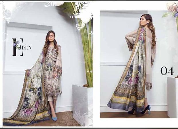 Beutifull dress by sareen in chiffon Model # C 1136