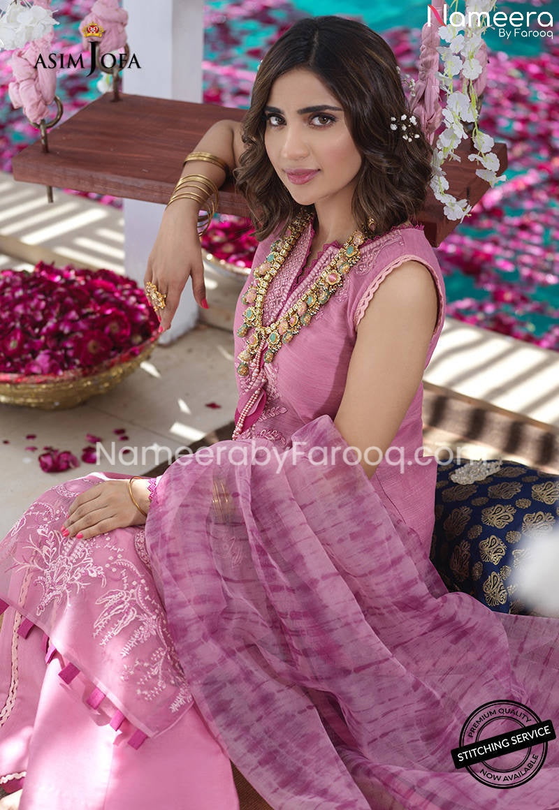 Pakistani Eid Kameez Capri Dress