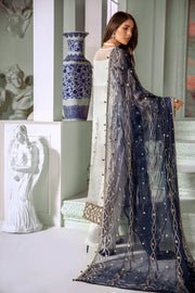 Eid Dress for Women in Elegant Design with Embroidery 2020 Latest Collection Backside View