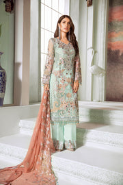 Eid Wear in Elegant Style for Women in Turquoise Color