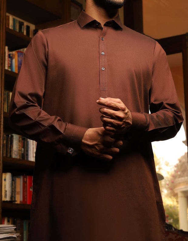 Eid Outfits for Boys with Machine Embroidered Work – Nameera by Farooq