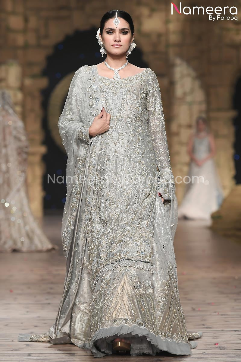 Elegant Bridal Lehenga with Train