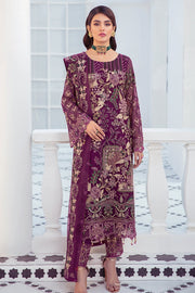 Elegant Designer Kameez Salwar in Purple Shade Latest