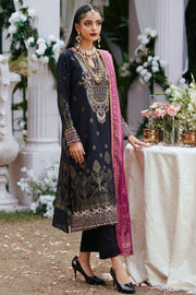 Elegant Embellished Black Kameez Trousers Pakistani Eid Dress 2023