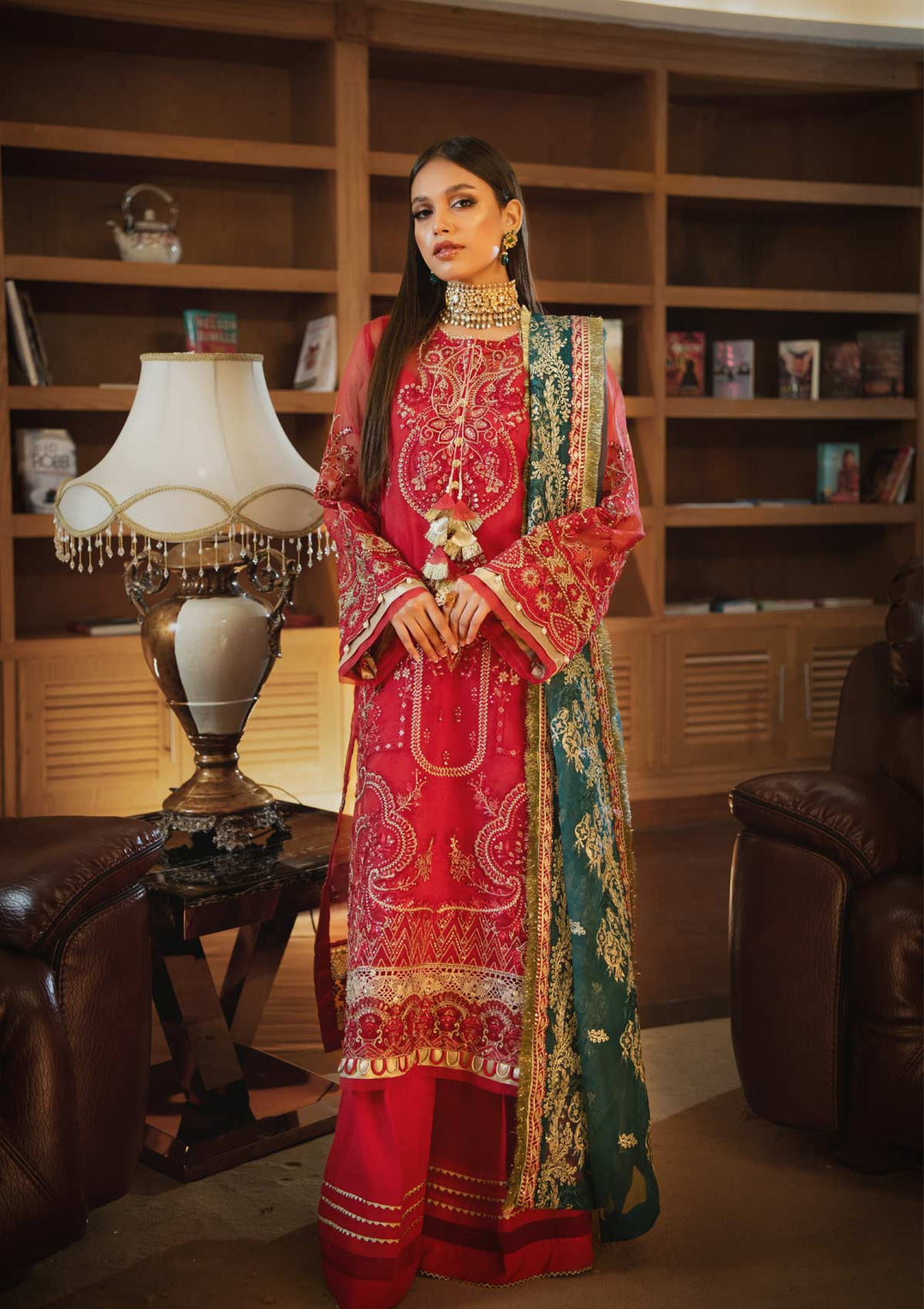 Elegant Fancy Salwar Kameez in Hot Pink Shade