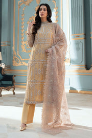 Elegant Fancy Salwar Kameez in Sun Yellow Shade