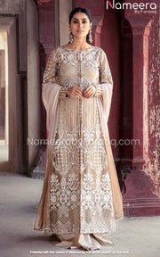 Front Open Gown Dress for Wedding Wear 