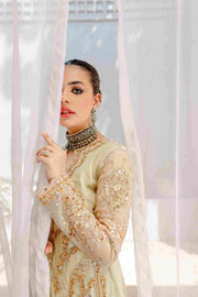 Elegant Front Open Gown Pakistani Dress for Wedding Online