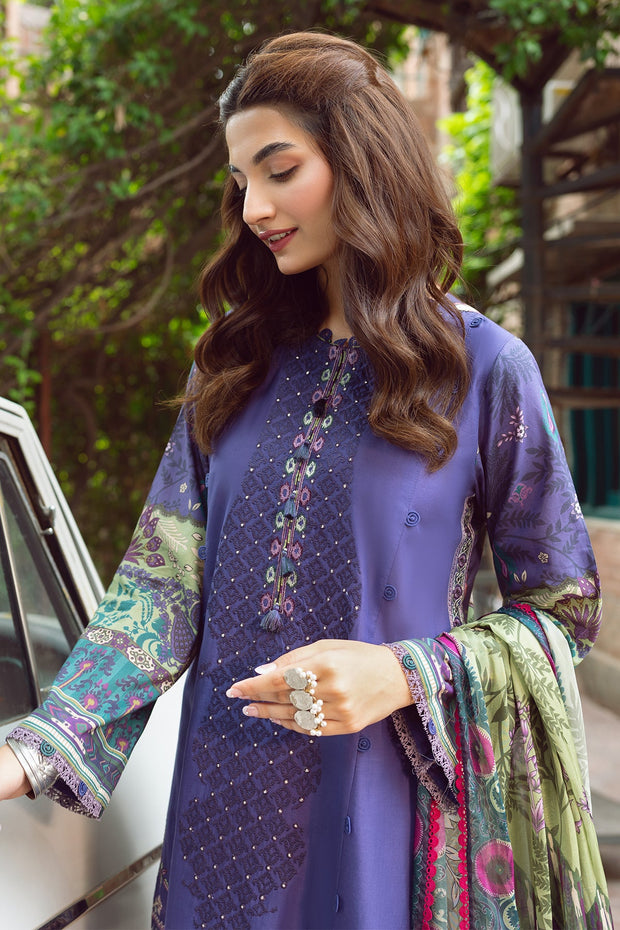 Elegant Lawn Kameez Trouser Dupatta Pakistani Eid Dress Online
