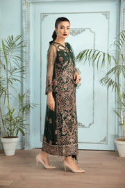 Elegant Lehenga Choli in Bottle Green Shade Designer