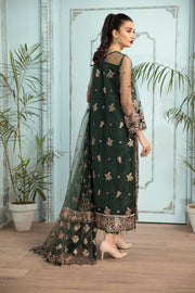 Elegant Lehenga Choli in Bottle Green Shade Latest