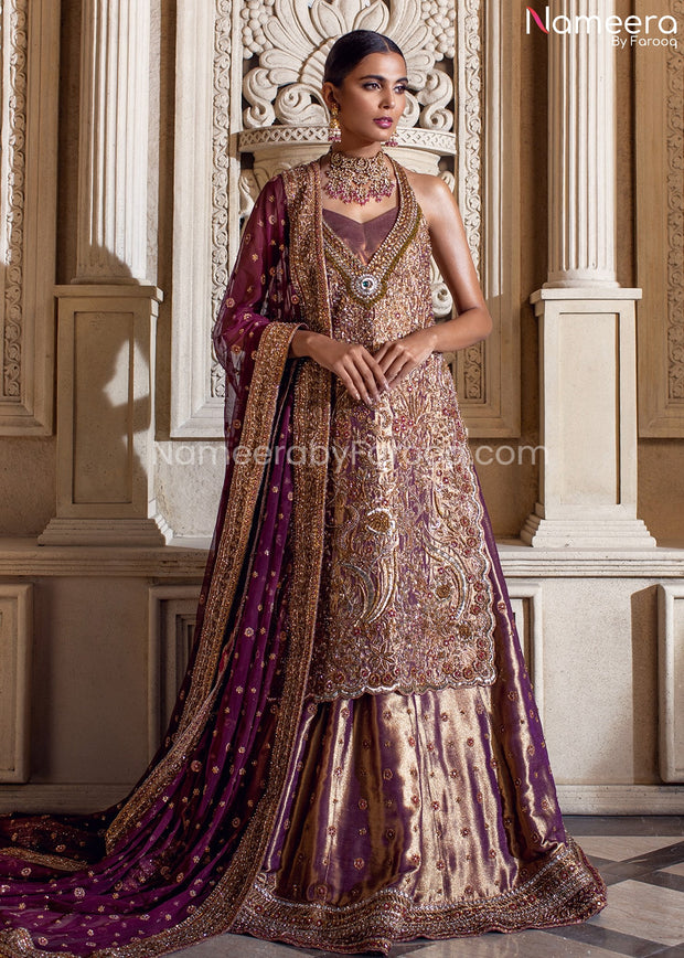 Elegant Lehenga Dress for Bride with Embroidery