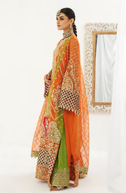 Elegant Long Kameez Trouser Dupatta Pakistani Wedding Dress