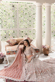 Elegant Long Tail Lehenga with Choli and Dupatta Bridal Dress