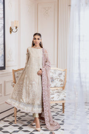 Elegant Off White Salwar Kameez in Open Style 2022