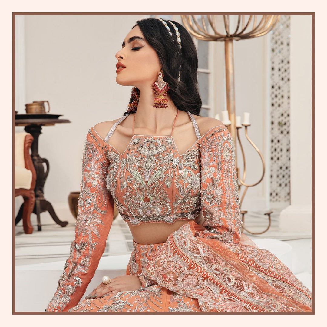 Premium Pakistani Bridal Lehenga Choli with Dupatta