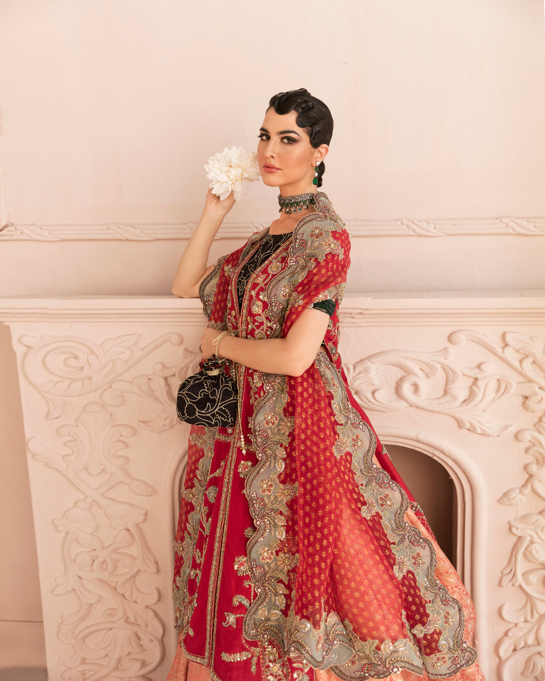 Premium Pakistani Bridal Dress & Lehenga Style - BS1241