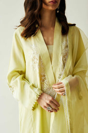 Elegant Pakistani Dress in Yellow Salwar Kameez Dupatta Style