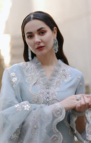 Elegant Pakistani Eid Dress in Kameez Trouser Style