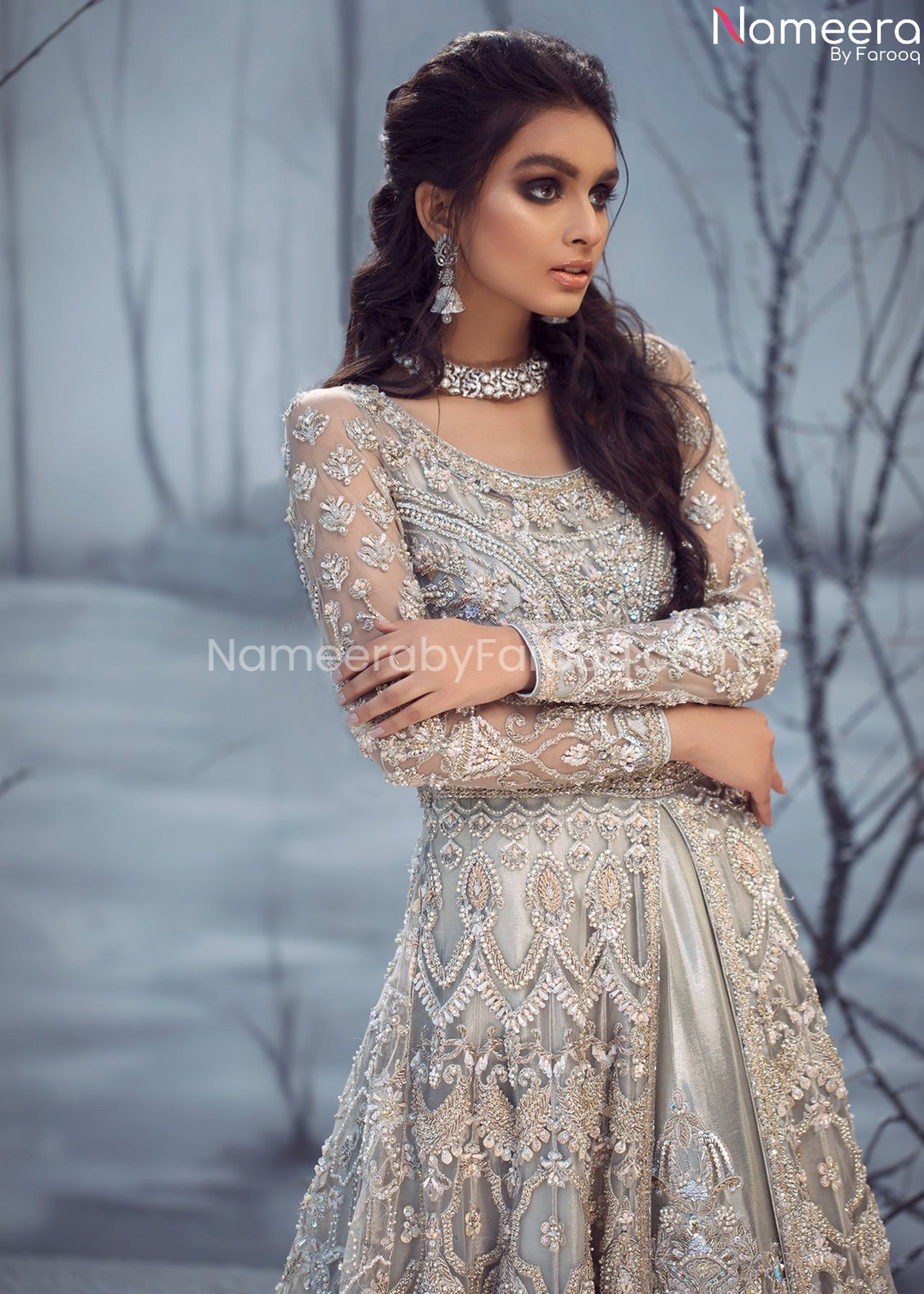 Elegant Pakistani Long Tail Maxi for Walima 2021 