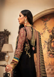 Elegant Pakistani Maxi Dress in Black Shade Latest