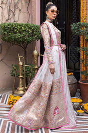Elegant Pakistani Wedding Dress in Premium Net Saree Style