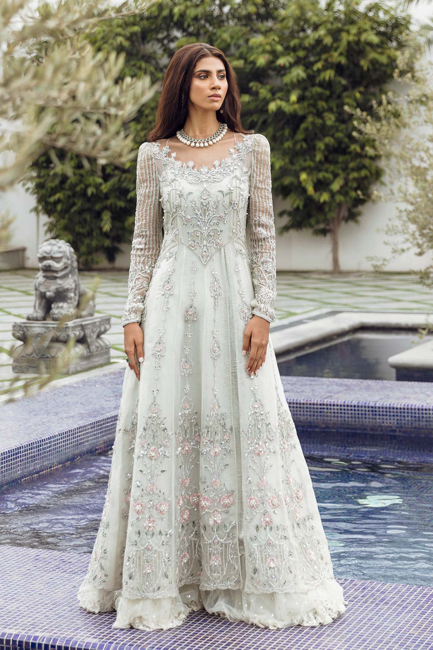 Stunning Pakistani Bridal Lehenga with Gown & Dupatta