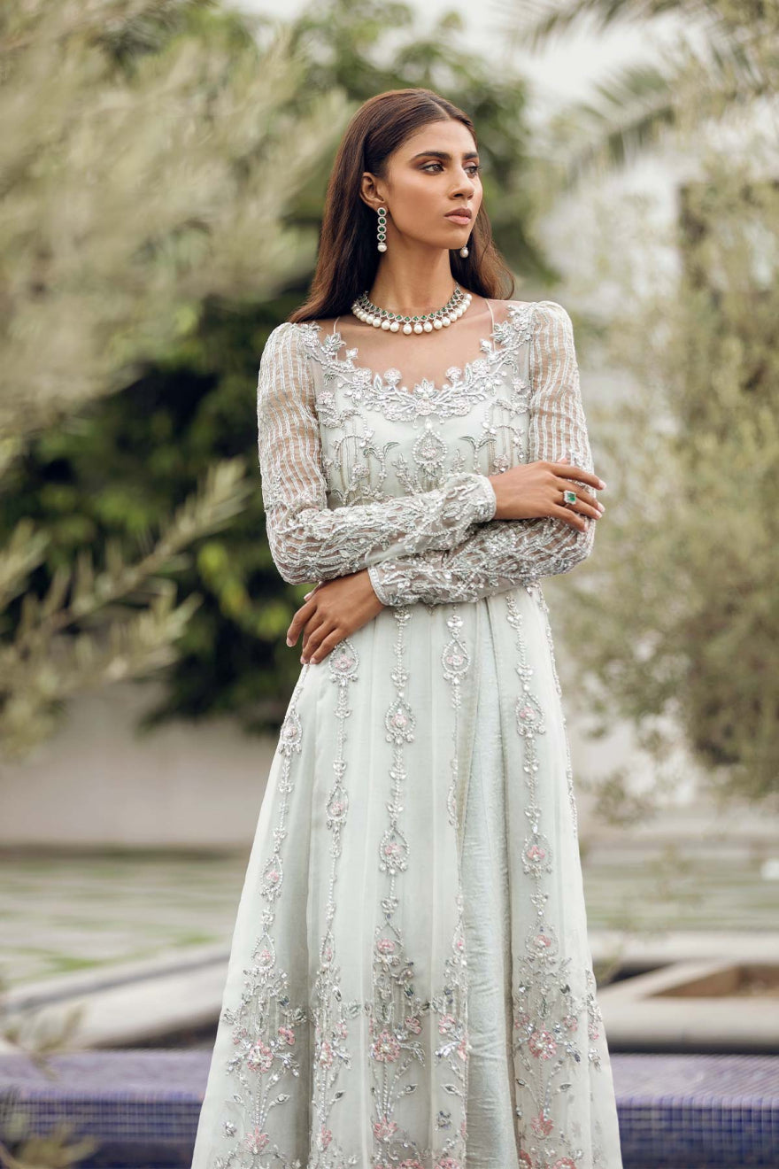 Stunning Pakistani Bridal Lehenga with Gown & Dupatta