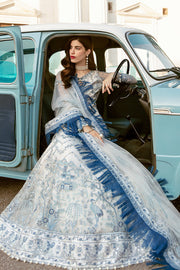 Elegant Pakistani White Dress in Long Style Latest