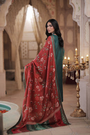 Elegant Party Dress Pakistani in Sea Green Shade Designer
