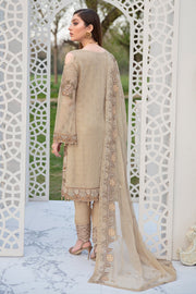 Elegant Party Wear Dress Pakistani in Skin Shade 2022