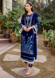Elegant Party Wear Salwar Kameez in Micro Velvet