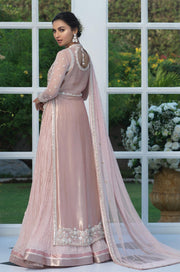 Elegant Pink Bridal Dress Pakistani in Lehenga Kameez Style