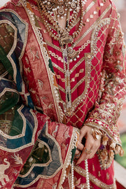 Elegant Pink Wedding Dress Pakistani in Kameez Trouser Style