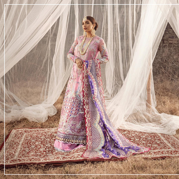 Elegant Sharara Kameez Pakistani Pink Dress